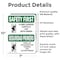 Signmission Safety Culture Sign, 7 in Width, Vinyl Decal, Rectangle, Bilingual OS-2PACK-SF-D-710-L-10755 - alternate 4
